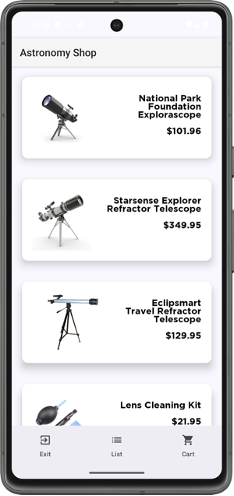 demo app screen2
